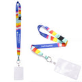 Economy Lanyard With Vinyl Id Holder