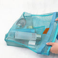 Outdoor Collapsible Portable Mesh Quick Dry Beach Shower Bag