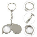 10X Foldable Keychain Reading Magnifier