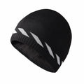 Reflective Silk Beanie Outdoor Night Work Knit Hats