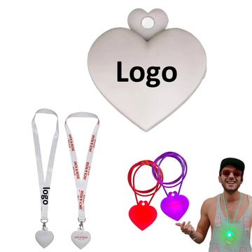 LED Heart Glow Necklace