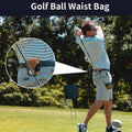 Personalized Leather Golf Ball Bag