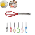 Stainless Steel Whisk with Black Silicone Beater