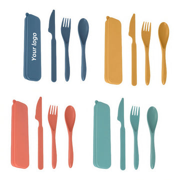 3 in 1 Eco-friendly Straw Dinnerware Set