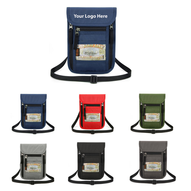 RFID-Blocking Neck Wallet