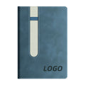 PU A5 Business Notebook With Elastic Pen Insert