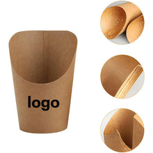 French Fries Packing Bucket Cardboard Food Tray
