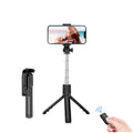 Bluetooth Telescopic Selfie Stick with Triangular Stand