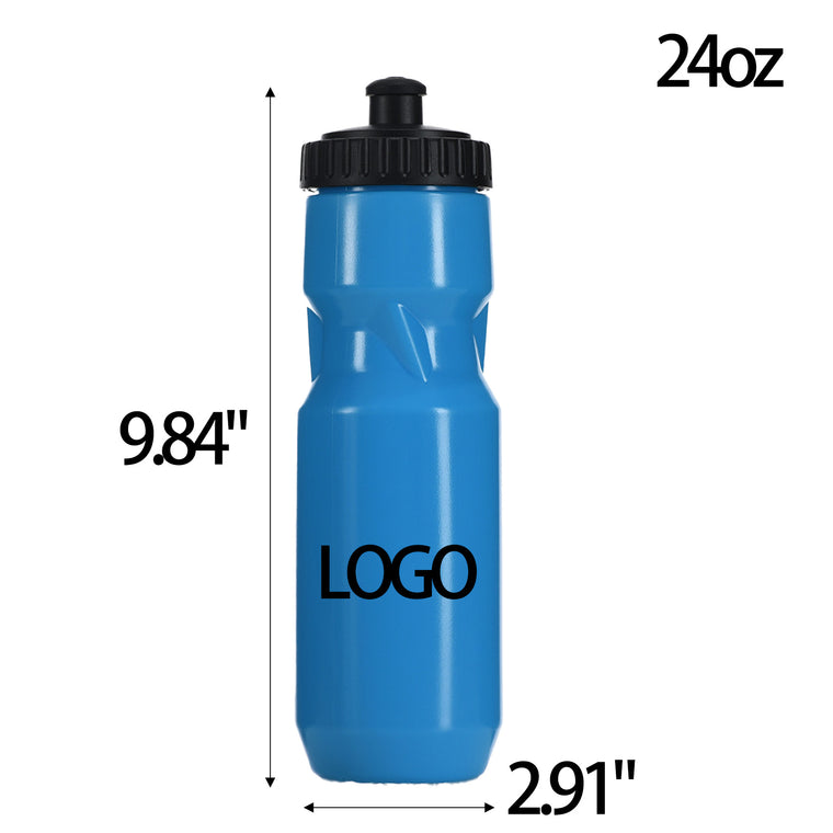 24oz Food-Grade Plastic Water Bottle
