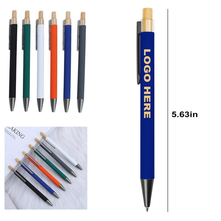 Eco-Friendly Bamboo Wood And Metal Ballpoint Pen