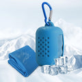 Cold Sensing Fitness Quick-Drying Towel With Silicone Case