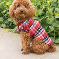 Pet Clothing Checkered Shirt