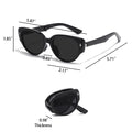 Uv Protection Simple  Foldable Sunglasses