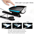 Super Bright Bike Lights Set with Speaker USB Rechargeable