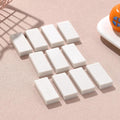 Pure White Pencil Eraser With Customizable Logo
