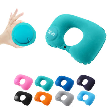 U Shaped Inflatable Foldable Neck Pillow