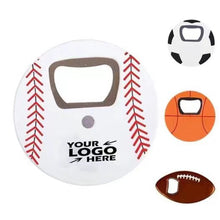 Customizable Sports Fridge Magnet Bottle Opener