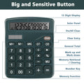 Solar Battery Dual Power Electronic Calculator
