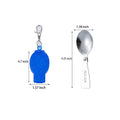 Portable Stainless Collapsible Spoon With Case