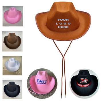 Western Cowboy Felt Adult Hat