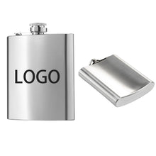 Promotional Engraved Stainless Steel Flask - 7 oz