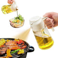2 In 1 Olive Oil Dispenser Bottle For Kitchen-16Oz