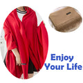 Tassels Imitation Cashmere Scarf