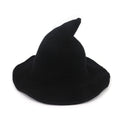 Witch Hat Knitted Wool Cap For Halloween Party Masquerade