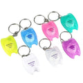 Tooth Shape Dental Floss Keychain