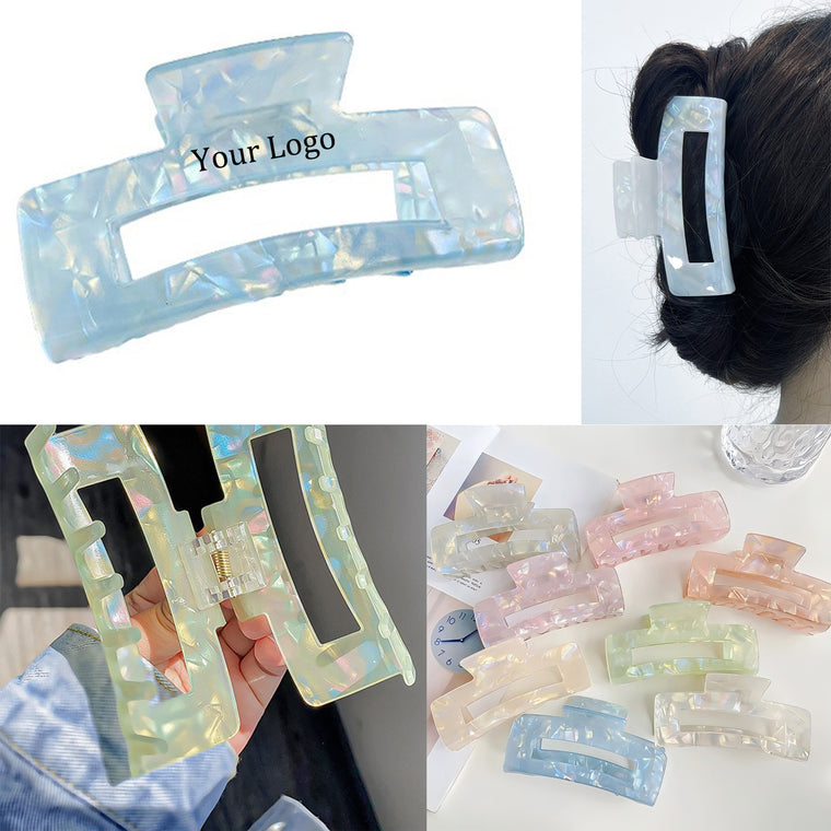 Rectangle Large Hair Claw Clip