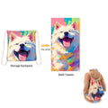 2-in-1 Beach Towel Tote Bag