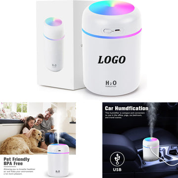 Colorful Cool Mini Humidifiers with LED Night Light