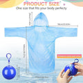 Disposable Rain Poncho in Compressed Ball