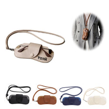 Resistant Thickened Leather Eyeglasses Bag