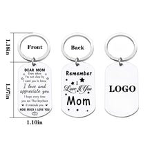 Stainless Steel Family Keychain