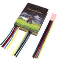 PU Leather Bible Ribbon Bookmark With Colorful Ribbons