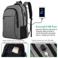 Anti-Theft Travel Laptop Backpack With Usb Charging Port
