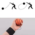 Outdoor Fitness Wrist Bouncy Ball Rebound Ball W/ Wristband