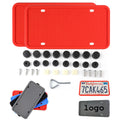 2 Pack Silicone License Plate Frame Holder