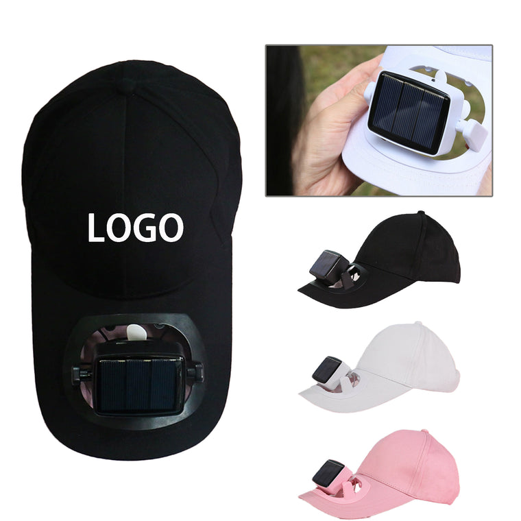 Solar-powered Fan Hat