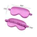 Eye Mask With Imitation Silk Strap
