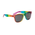 Classic 80s Style Rainbow Sunglasses Vintage Rectangle