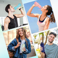 20oz Collapsible Silicone Travel Water Bottle