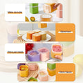 Square Silicone Ice Cube Molds with Lid