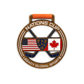 1" Custom Enamel Brooch