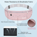 Unisex Running Waist Pack With Water Bottle Pouch