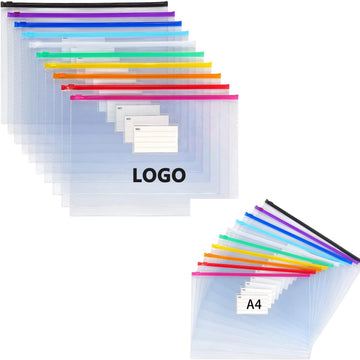 A4 Size Zipper Envelope File Folder