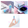 Lipstick-Shaped Gradient Portable Power Bank