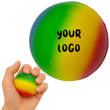 Custom 2.5" Rainbow Stress Reliever