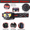Ultra-Light Bright LED Headlamp Flashlight